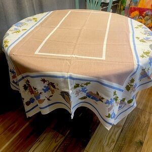Vintage Linen Tablecloth